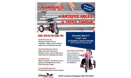 Amtryke races and tryke tuneup March 5