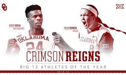 Oklahoma’s Hield, Parker named Big 12 Athletes of the Year