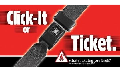 “Click It or Ticket” campaign to start May 18