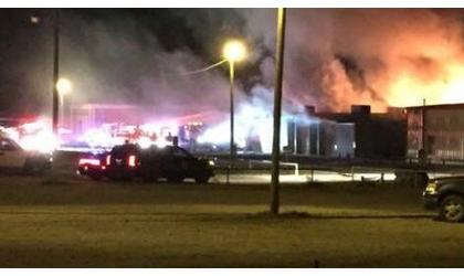 Fire destroys Dover high school