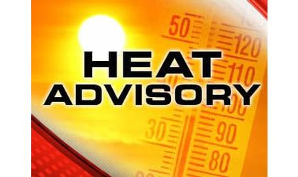 Heat advisory issued for much of state