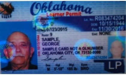 Some Oklahoma licenses contain holographic errors