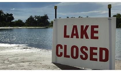 Part of Lake Ponca closed today