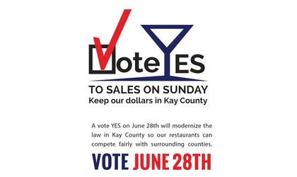 Vote YES on Kay County liquor sales proposition
