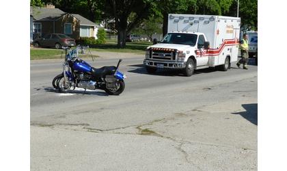 Motorcyclist injured in accident
