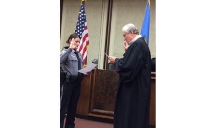 New officer sworn in