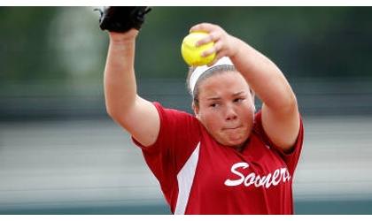 Oklahoma’s Parker is again Big 12 softball Pitcher of Week