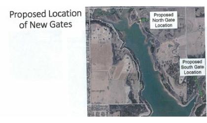 Commission to discuss request to put gates across road