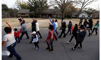 North Dallas home of leader of racist chant picketed