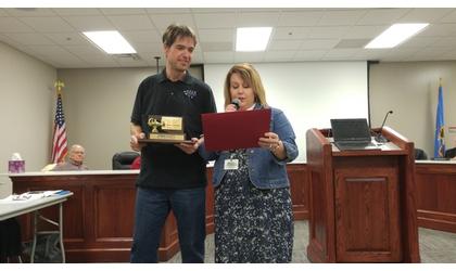 Anderson receives Friend of Education award