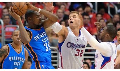 Durant takes Thunder to win over Clippers