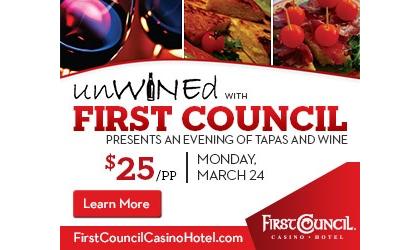 First Council Casino partners with UnWINEd to host benefit event