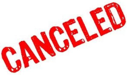 Benefit concert canceled