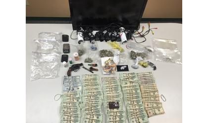 Six arrested on drug charges after search warrant served
