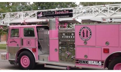 Pink Fire Truck Visits Capitol