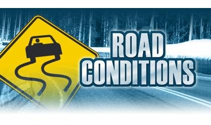 Updated road conditions from ODOT