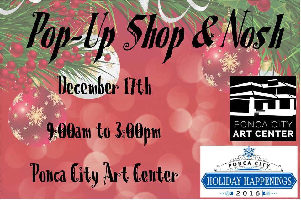 Pop-Up Shop & Nosh Saturday at Art Center