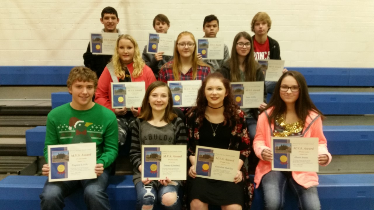 East Middle School names Most Valuable Students for first semester