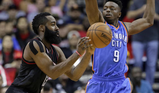 Nene’s late free throws lift Rockets over Thunder, 118-116