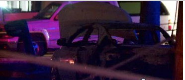 Suspect arrested after person found dead in burning car