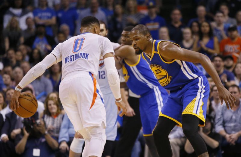 Durant leads Warriors to win in return to Oklahoma City