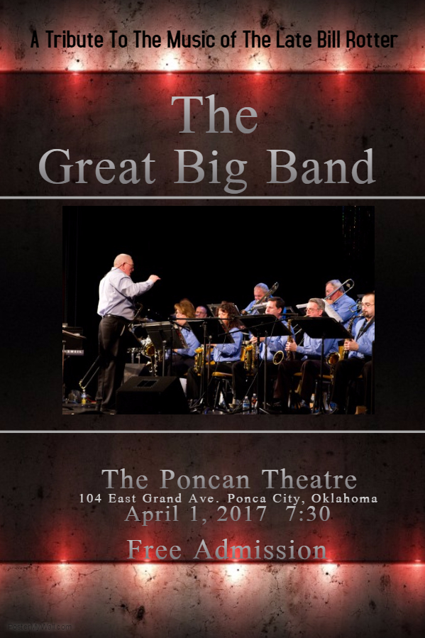 Free concert Saturday by The Great Big Band