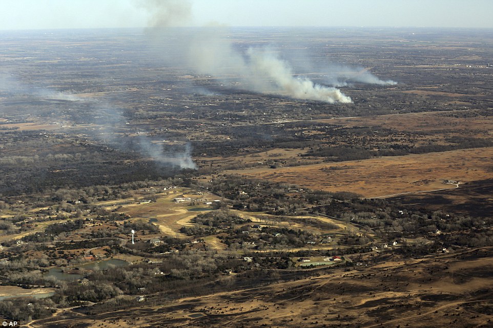 Wildfires in Oklahoma, Kansas now 42 percent contained
