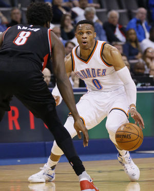 Trail Blazers overcome Westbrook’s 58 to top Thunder 126-121
