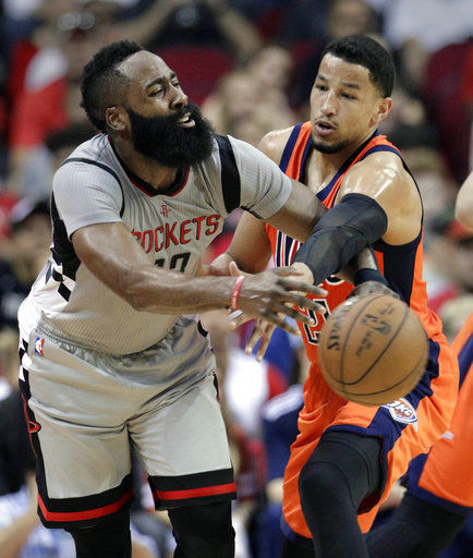 Williams leads Rockets to easy 137-125 win over Thunder