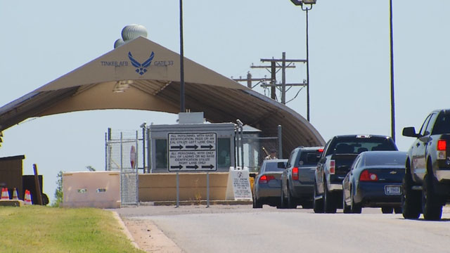 Part of Oklahoma air base evacuated for ‘security concern’