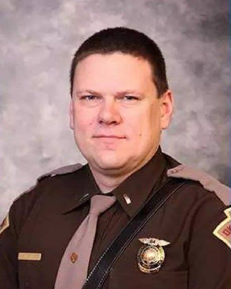 Flags at half staff for Trooper Heath Meyer
