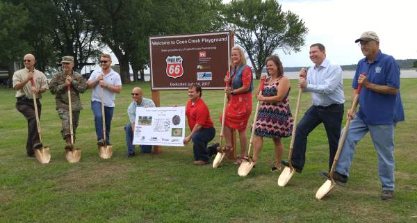 Ground broken for Coon Creek Cove playground