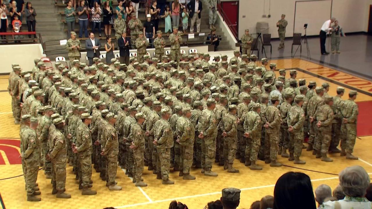 Oklahoma National Guard soldiers return from Ukraine deployment
