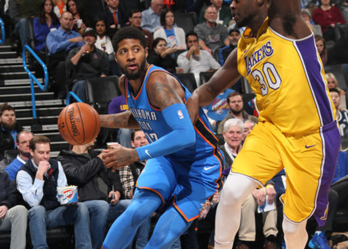 Thunder wins over Lakers 114-90
