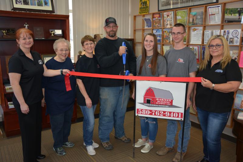 Chamber holds ribbon-cutting ceremony for Barnes Building Supply