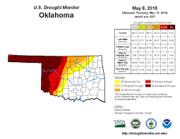 Western Oklahoma in exceptional drought according to US Drought Monitor