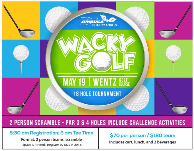 Wacky Golf Tournament set for May 19