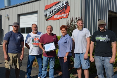 Chamber names Bill Correll Body and Paint partner of the month