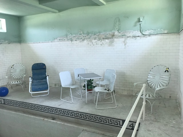 Marland’s Grand Home adds vintage lounge chair to indoor pool area