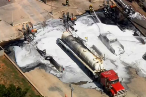 Three injured in explosion, fire at Oklahoma disposal well