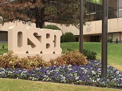 OSBI closes window in lobby of Headquarters in Oklahoma City