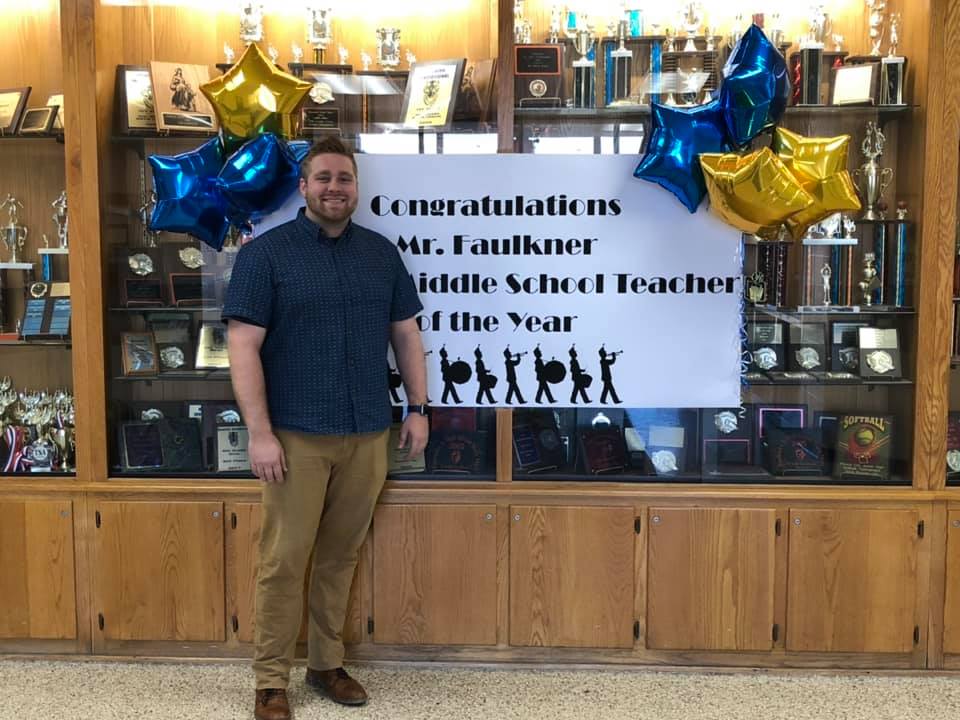 Faulkner Nominated As Newkirk Middle School Teacher Of The Year