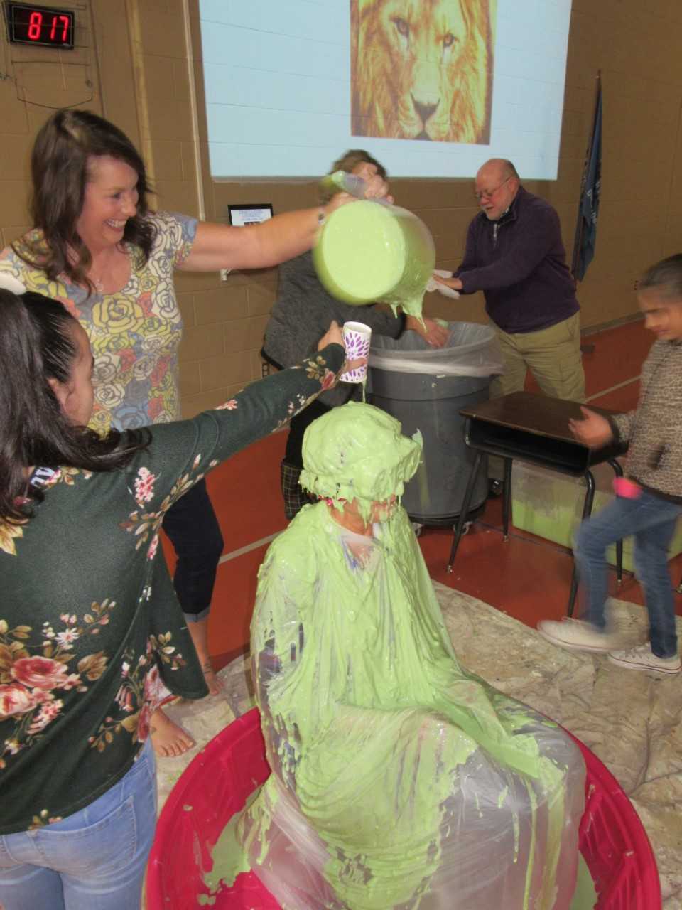 Lincoln Students Slime Assistant Principal