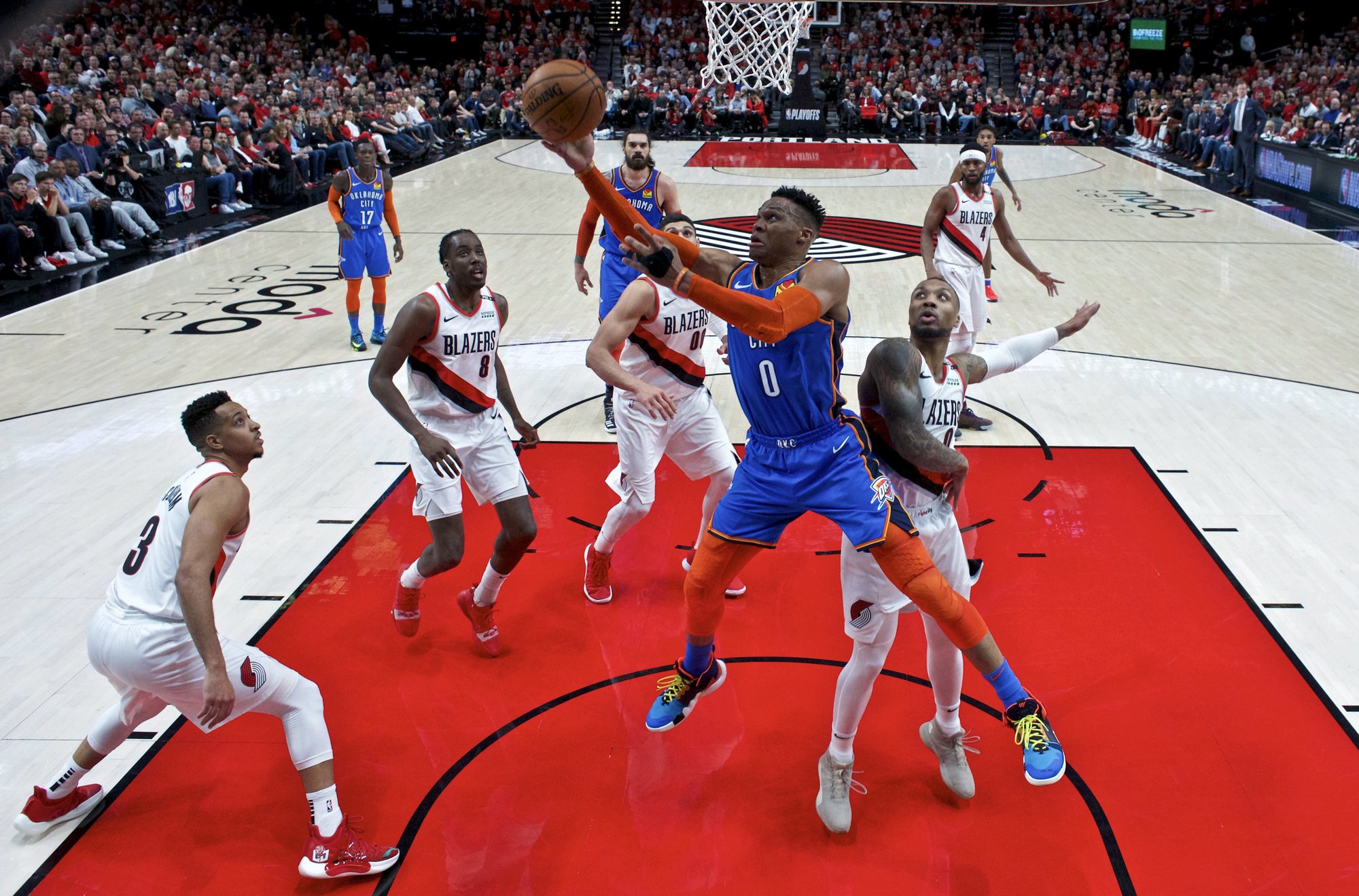 Blazers go up 2-0 against the Thunder with 114-94 win