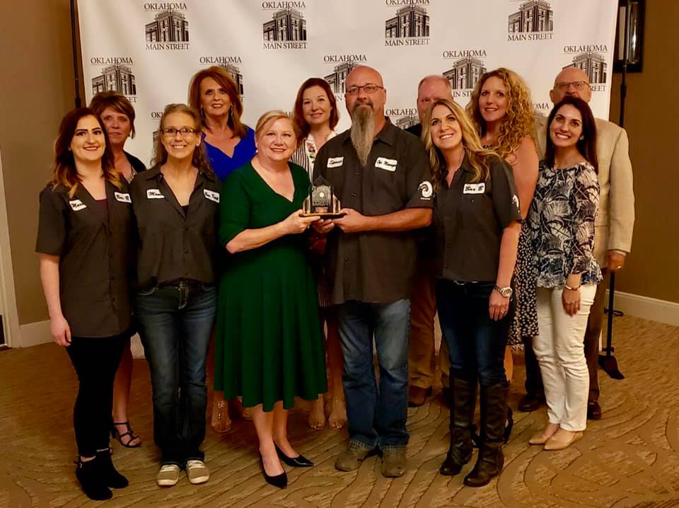 Ponca City Main Street takes awards at state banquet