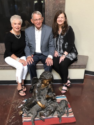 Northern Oklahoma College receives bronze sculpture, ‘Angel of the Lambs’