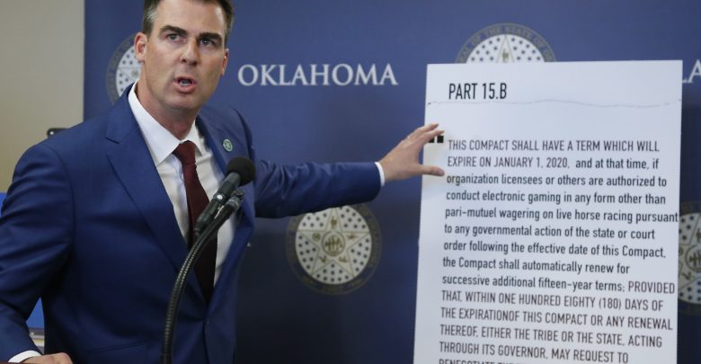 Stitt digs in on gambling showdown with tribes