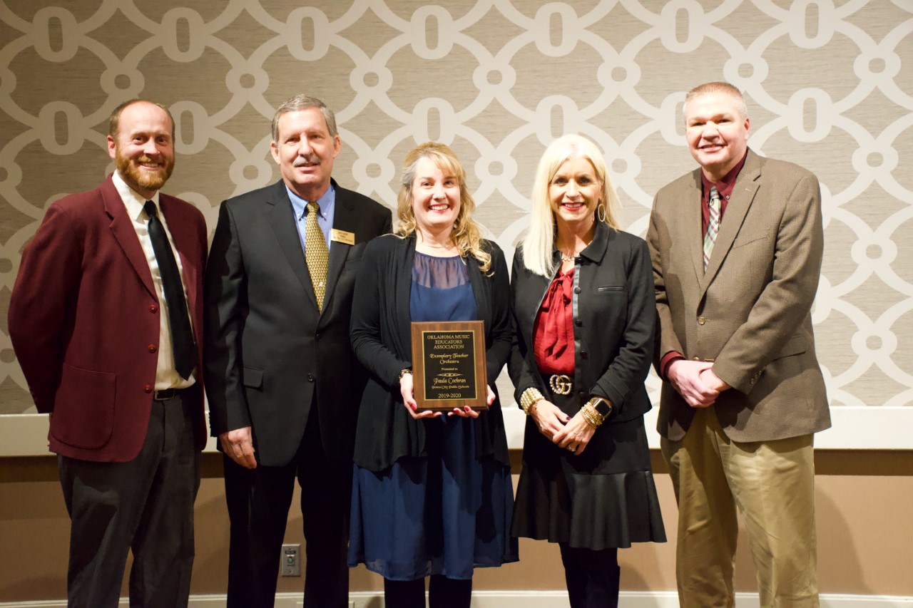PCPS School Officials Honored at OKMEA Awards Banquet