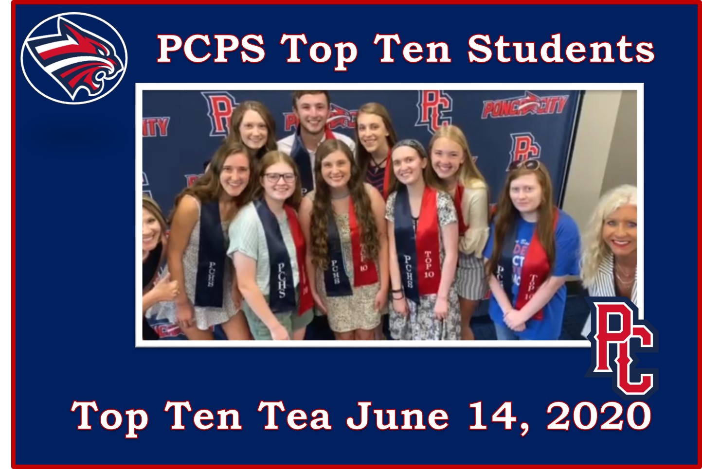 Po-Hi Top Ten Honored with Traditional Tea