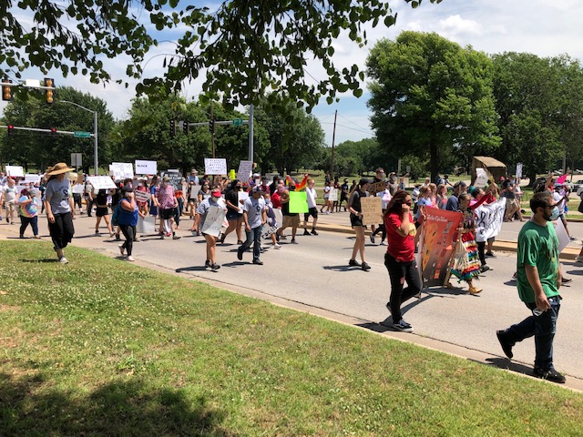 Black Lives Matter March in Ponca City